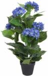 vidaXL műhortenzia virágcseréppel 60 cm kék (244439)