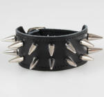 Black & metal гривна Spikes 2 - BWZ-477