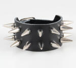 Black & metal гривна Spikes 2 - BWZ-482