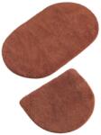  Set 2 covorase baie , Alessia Home, Colors of Oval Brick Red Covor baie