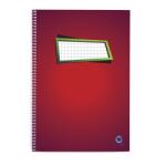 BLUERING Spirálfüzet A4, 70lap Bluering® kockás (BLUER70KOCK) - tintasziget