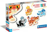 Clementoni Első kirakóm - A vadon állatai 2, 3, 4 és 5 db-os puzzle 2 év+