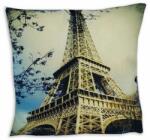 Home Elements Eiffel tornyos párnahuzat - mikroplüss - 45x45 cm (IMO-TCO-8595556420645)