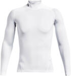 Under Armour Tricou cu maneca lunga Under UA HG Armour Comp Mock LS - Alb - L