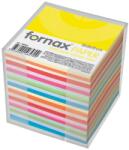 Fornax Kockatömb transzparens tartóban színes pasztell és intenzív 9x9x9cm, Fornax (406451) - upgrade-pc