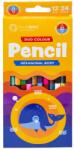 BLUERING Színes ceruza készlet, kétvégű duocolor 12/24 szín Bluering® 24 klf. szín (864588)
