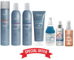 Pro. Co Set 7 produse styling PRO. CO (fixativ + spuma par cret + spuma fixare + gel + solutie bifazica + leavein + ulei) (C6356)