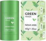 NOVA KISS Masca stick NOVA KISS cu extract de Ceai Verde si Argila, impotriva Acneei, Excesului de Sebum, Anti Puncte Negre, 40 g Masca de fata