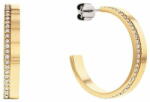 Calvin Klein Elegáns, aranyozott fülbevaló kristályokkal Minimális Linear 35000164 - mall