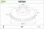 VALEO Disc frana VALEO 197541 (197541) - automobilus
