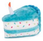 ZippyPaws Születésnapi sípoló tortaszelet kék 18cm (B-ZP861)