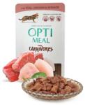 Optimeal Grain Free Carnivores borjú, csirke szószban 85g (B-OPTI5971)