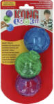 KONG Lock it interaktív puzzle labda 3db small (KONGPLT31E)