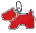TRIXIE Dog címtartó biléta Piros 3, 5x2, 5cm (22761)