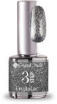 Crystal Nails 3 STEP CrystaLac - 3S205 (4ml) - Full platinum
