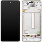 Samsung Piese si componente Display - Touchscreen Samsung Galaxy A53 5G A536, Cu Rama, Alb, Service Pack GH82-28024B (GH97-28025B)