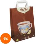 Yogi Tea Set 6 x Punga de Hartie Inscriptionata, cu Manere, Yogi Tea (ORP-6xYT-BAG)