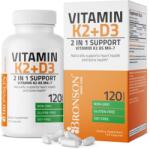 Bronson Vitamina K2 90 mcg + Vitamina D3 5000 IU, 120 capsule, Bronson Laboratories
