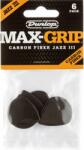 Dunlop 471P3C Nylon Max Grip Jazz III Player Pack Carbon Перце за китара (<![CDATA[471P3C]]>)