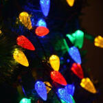 Union Karácsonyi napelemes toboz fényfüzér, 50 db színes LED, 5 méter (WFD-7615XF_50LC_Pine_Cone)