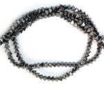  Hematit Gri Triunghi 3x3 mm - Margele Pietre Semipretioase pentru Bijuterii