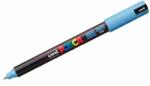 uni Marker Uni PC-1MR Posca 0.7 mm, Varf Fin Metalic, Glaciar Blue, CCP33
