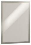 DURABLE Infokeret, A3, öntapadó háttal, DURABLE DURAFRAME® , ezüst (DB487323) - iroda24