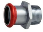 FIXTREND Steel press külső menetes átmeneti idom, 76.1mm tok-2 1/2"K (C81XK)