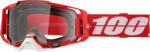  100% cross szemüveg Armega GOGGLE Red/White / Clear