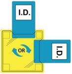 Portwest ID20 - Dupla azonosítókártya tartó - varrható, víztiszta, 50 db/csomag (ID20CLR) - munkavedelmed