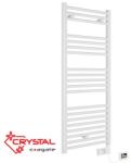 Crystal Електрическа лира за баня Crystal E-AGATE WHITE 300 W (E-AGATE WHITE 300 W)