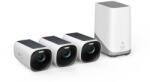 eufy Kit supraveghere video eufyCam 3 S330, 4K Ultra HD, Incarcare solara, BionicMind, Nightvision, Homebase 3 + 3 camere video (T88723W1) - vexio