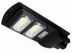  Utcai LED lámpatest , napelemes , mozgásérzékelős , SMD , 12 Watt , hideg fehér , IP65, távirányítóval (1198)