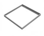 NVC Led panel , beépítő keret , magasított , rugós , 600x600x55 mm , fehér , Capri (CAPRI FRAME OM 6060 FIX)