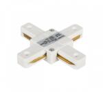 ELMARK Track light sín adapter , 1 fázisú , 2 pólusú , X típus , fehér , Elmark (93140)