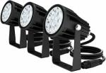 Mi-Light RGB-CCT LED lámpatest szett , tápegységgel , távirányítóval , 230V , dimmelhető , spot , 3 x 6W , kerti , IP65 , Miboxer (Mi-Light) , FUTC08A (FUTC08A)