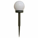 LEDvonal Led lámpatest , napelemes , földbe leszúrható , hideg fehér , tejfehér , kültéri , IP44 , Tobago , 2 db/csomag (30471-uk)