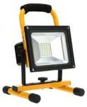 OPTONICA Hordozható , akkumulátoros LED reflektor, SMD, 20 Watt, IP65, természetes fehér (5407)