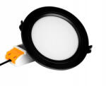 Mi-Light RGB-CCT LED panel , 9W , süllyesztett , kerek , fekete , dimmelhető , színes , állítható fehér színárnyalat , SMART , Miboxer (Mi-Light) , FUT061-B (FUT061-B)