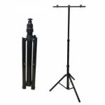 OPTONICA Három lábú állvány LED reflektorhoz , 2 fejes tripod , 157 cm , fekete (6686)