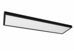  LED panel , 60W , falon kívüli , 300 x 1200 mm , természetes fehér , fekete keret (7938)
