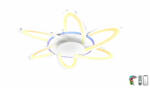 LEDvonal LED lámpatest , mennyezeti , 68 cm , 162W , fehér , CCT , kaméleon effekt , dimmelhető , távirányítóval , Lucero Carlos (6054-6+RGB-W)