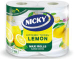 Nicky citrom illatú konyhai törlőkendő- 2 db/2 rétegű