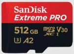 SanDisk Extreme Pro microSDXC 512GB CL10/UHS-I/U3/V30/A2 (SDSQXCD-512G-GN6MA/214507)