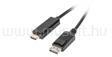 BlackBird Kábel Displayport 1.1 male to HDMI-A male passzív 2m, Fekete (BH1308) (BH1308)