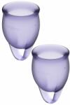 Satisfyer Feel Confident Menstrual Cup cupe menstruale Purple