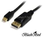 BlackBird Kábel Displayport 1.2 male to Mini Displayport 1.2 male 60Hz 2m (BH1244) (BH1244)