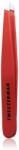 Tweezerman Studio Collection Stainless Steel Slant ferde végű szemöldökcsipesz Signature Red