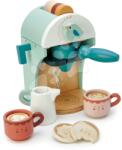 Tender Leaf Cafenea din lemn Cappuccino Babyccino Maker Tender Leaf Toys cu două căni și biscuiți cu lapte (TL8225) Bucatarie copii