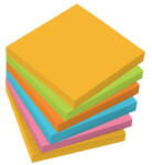 Sigel Öntapadó jegyzettömb, 75x75 mm, 100 lap, 6 szín, SIGEL, vegyes színek (SDMU120) (MU120)